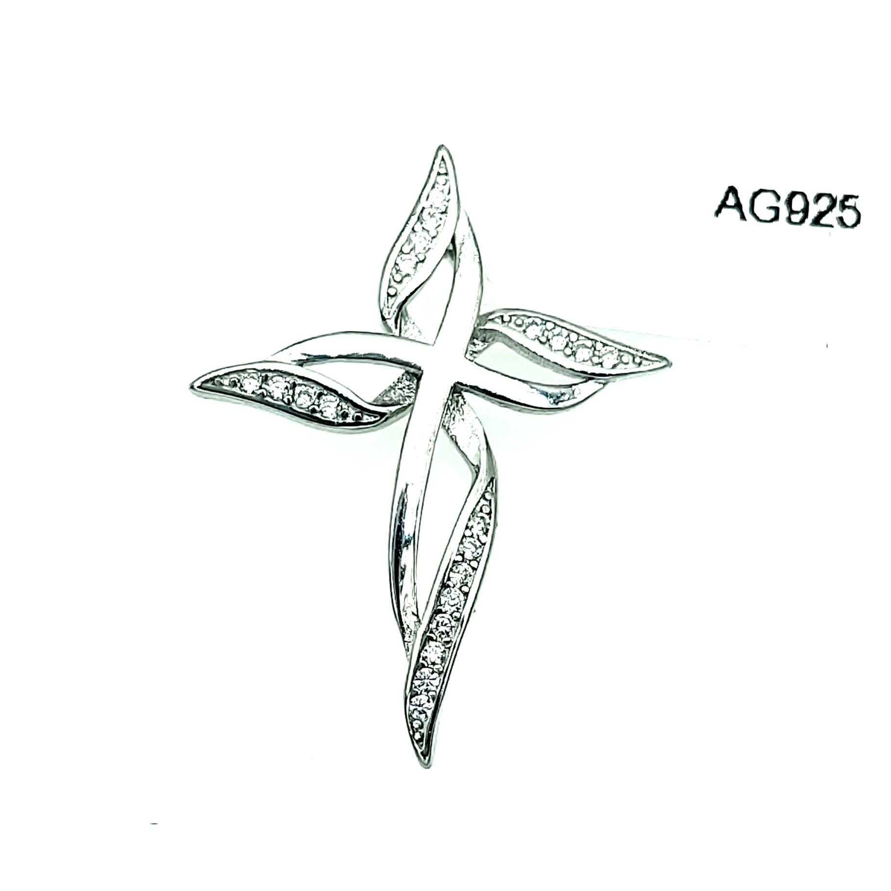 Pandantiv cross shape din argint 925