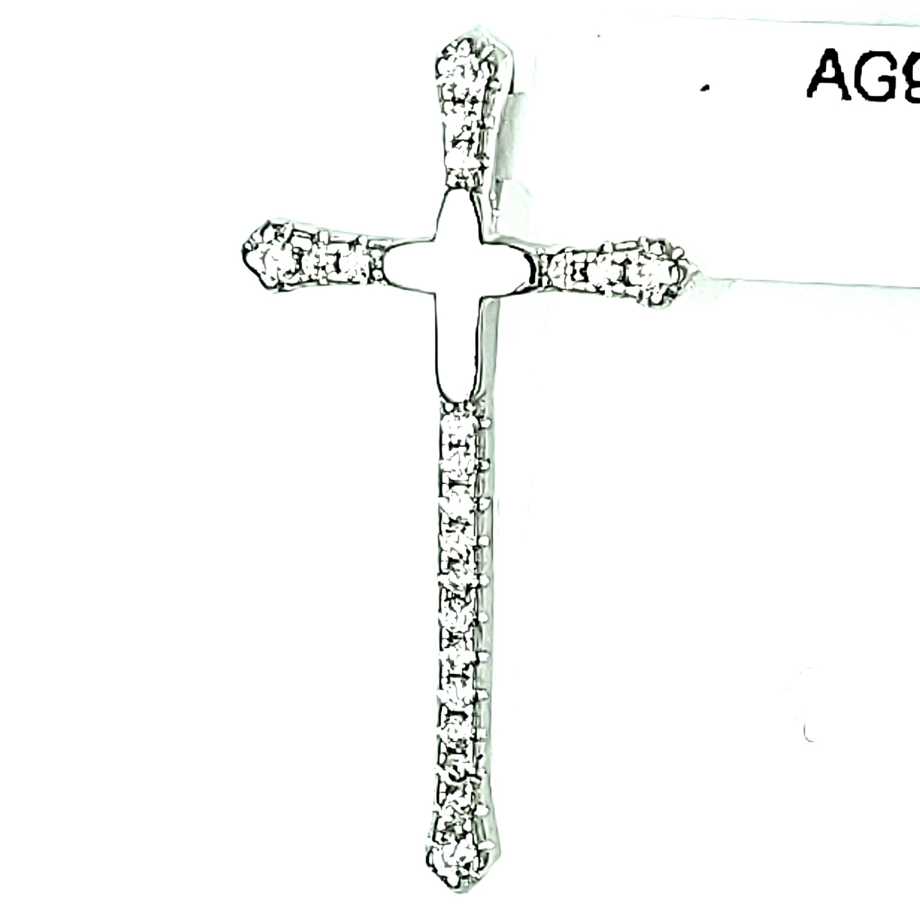 Pandantiv double shape cross din argint 925 925