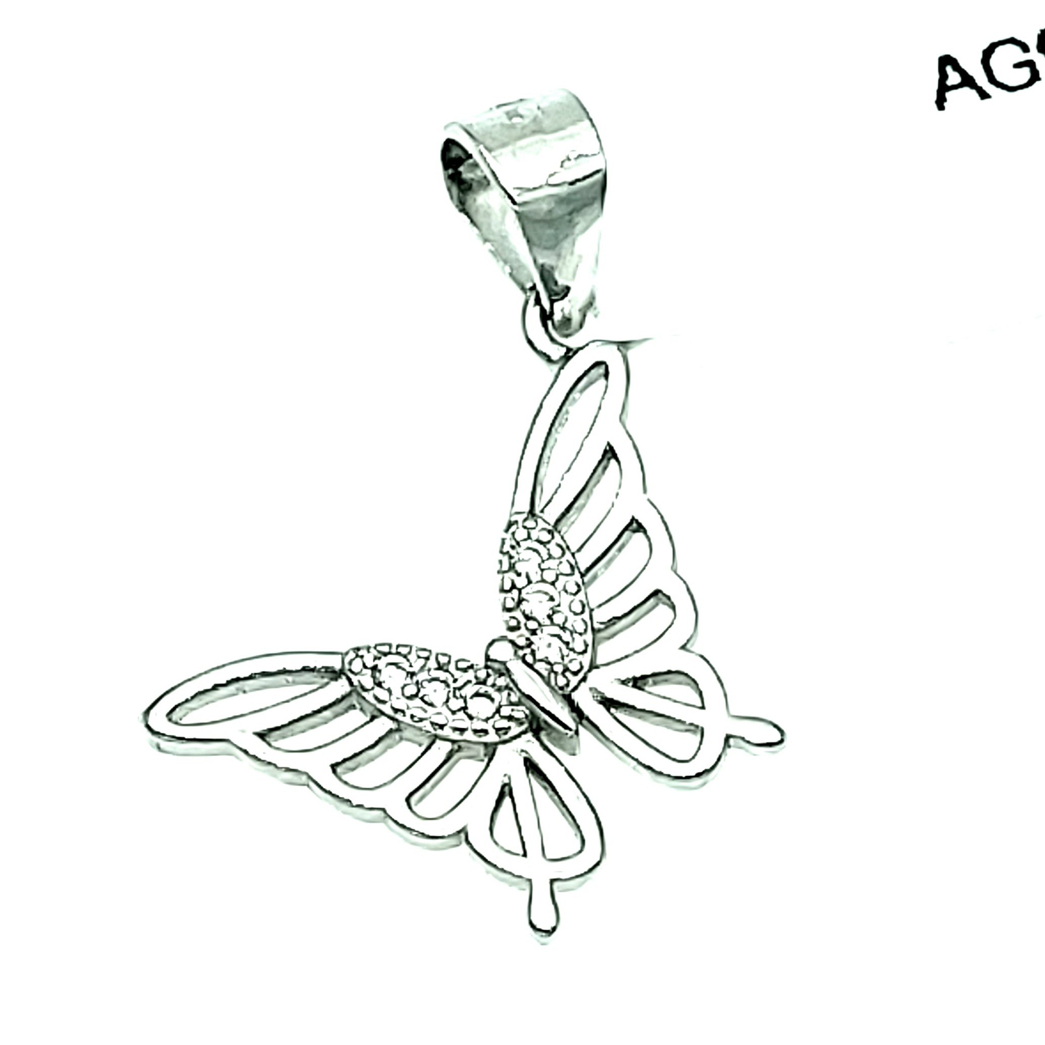 Bijuteriidinargint.ro Pandantiv cute butterfly din argint 925