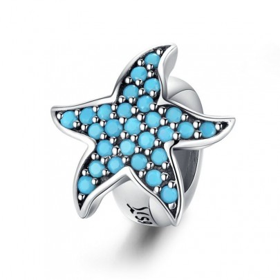 Pachet promo talisman sea star + talisman blue anchor din argint