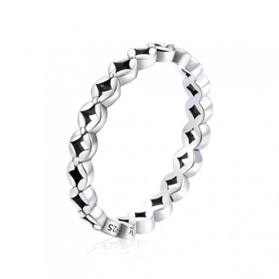 Pachet promo inel din argint heart + inel multicolor stone + inel geometric style