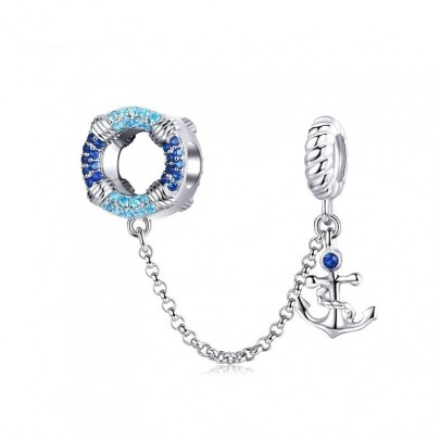 Pachet promo diverse bijuterii din argint cercei + talisman blue anchor